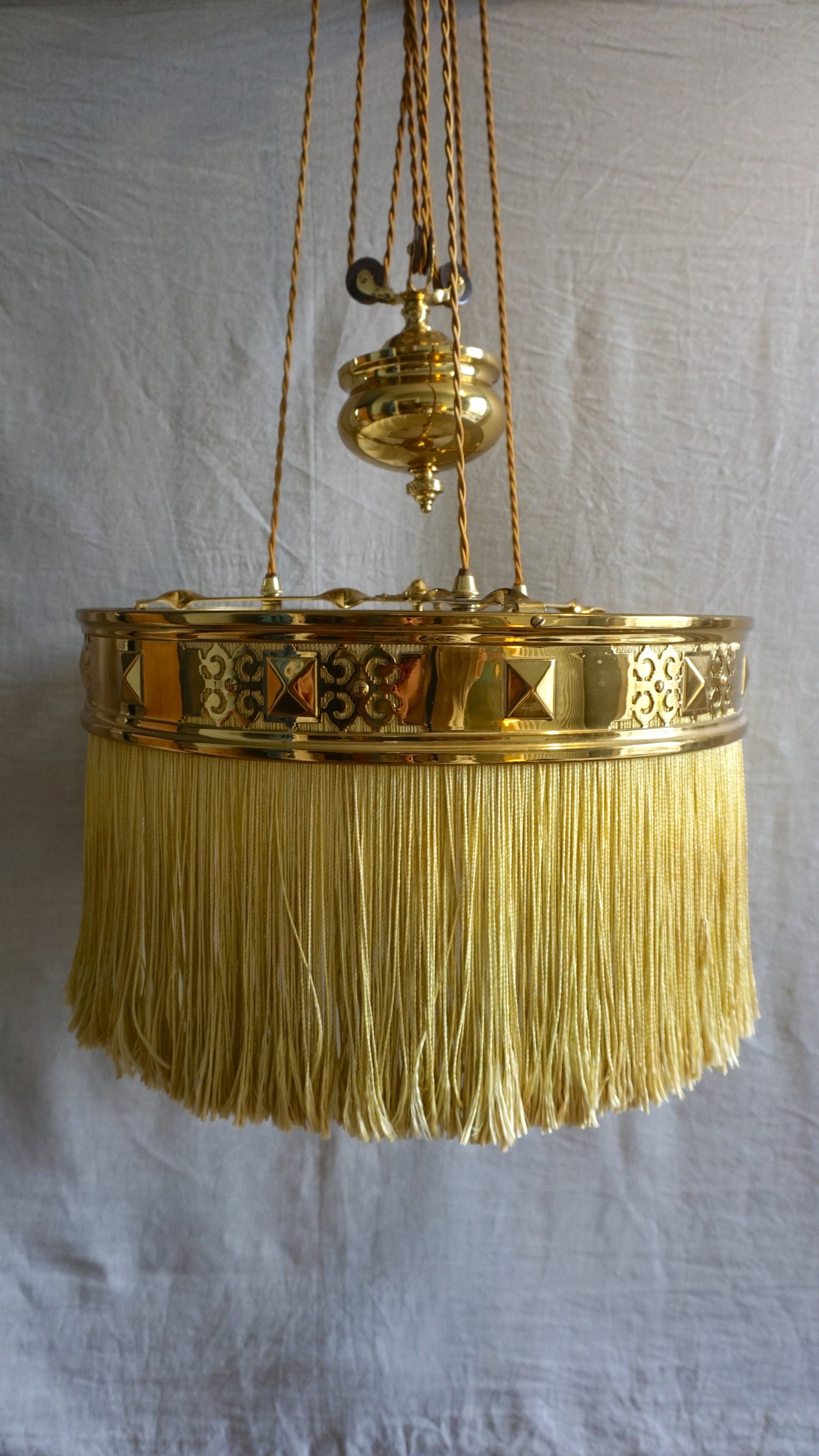 Edwardian Rise Fall Pendant Light