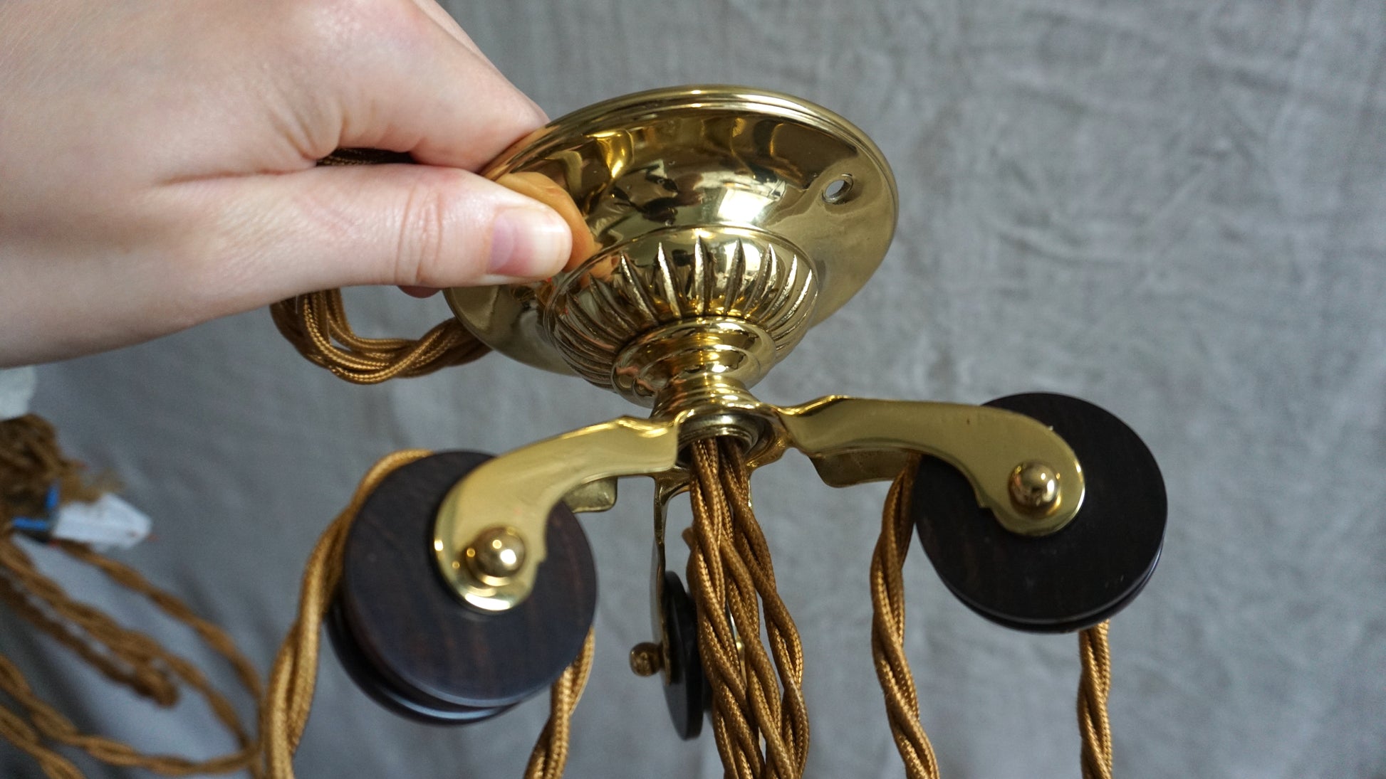 Edwardian Rise Fall Pendant Light